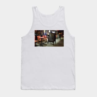 Paris Cafe and Happy Hour at Night Tank Top